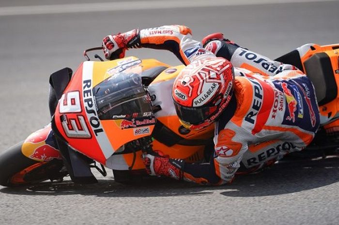 Pembalap Repsol Honda Marc Marquez