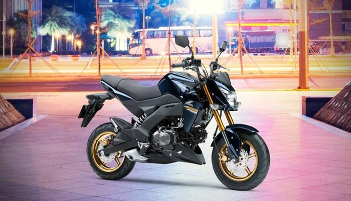 Kawasaki Z125 Pro salah satu motor berpostur mungil selain Honda Monkey 125 