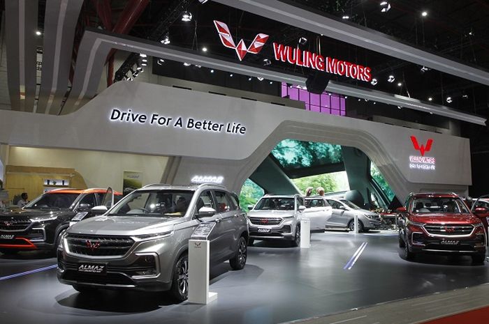 Ilustrasi booth Wuling