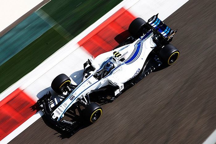 Mobil tim Williams Martini Racing F1 di Abu Dhabi