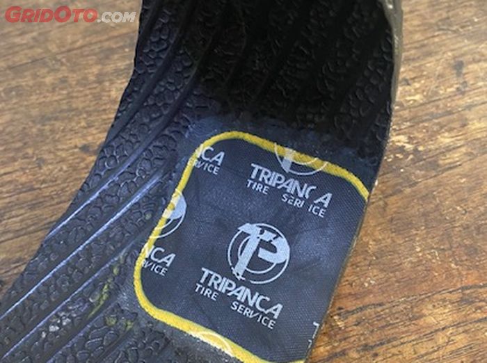 Tambal ban pakai patch karet