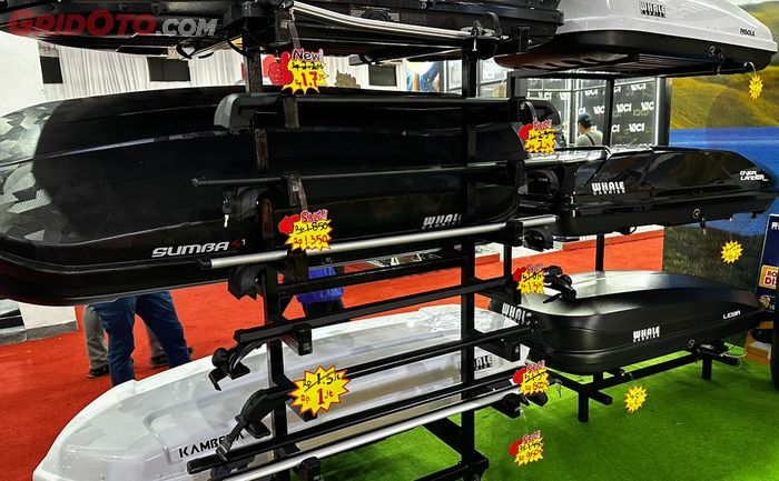 Promo beli roof box dapat cross bar juga bisa dinikmati di GIIAS 2025