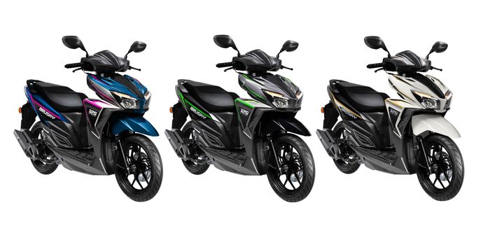 Pilihan warna baru Brusky 125 di Filipina