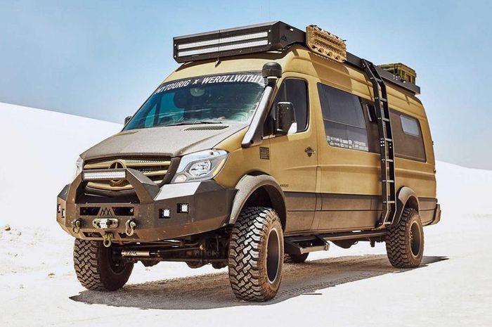 Mercedes-Benz Sprinter 170 dibikin jadi motorhome tangguh