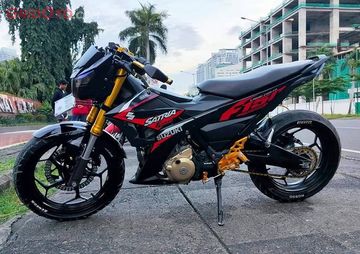 Nih Sob Paket Upgrade Kaki Kaki Berotot Modifikasi Suzuki Satria F Gridoto Com
