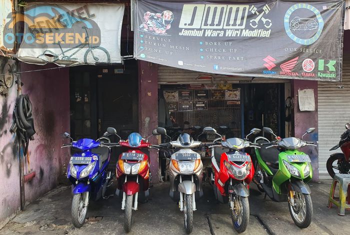 Jambul Wara Wiri, bengkel spesialis Yamaha Nouvo di Cipinang Jakarta Timur