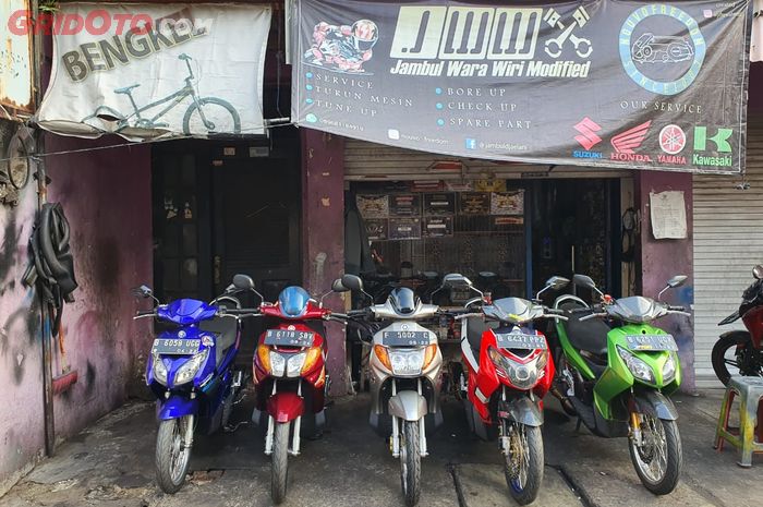 Jambul Wara Wiri, bengkel spesialis Yamaha Nouvo di Cipinang Jakarta Timur