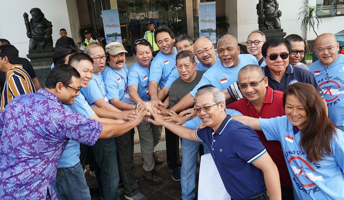 seremoni pelepasan peserta Jasa Raharja Ring of Java x Country 