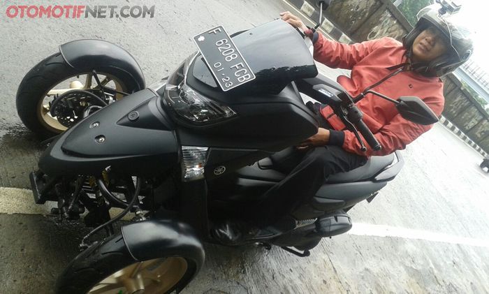 Yamaha NMAX roda tiga salah satu kreasi Rubiyanto Hadi Pramono