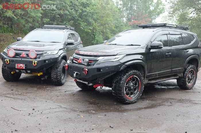 modifikasi dua Pajero Sport dari Jogjakarta