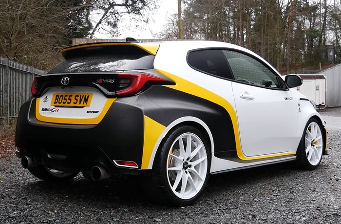 Modifikasi Toyota GR Yaris hasil garapan Severn Valley Motosport, Inggris