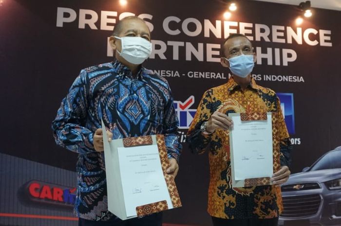 Peresmian kolaborasi antara CARfix dengan PT General Motors Indonesia (GMI).