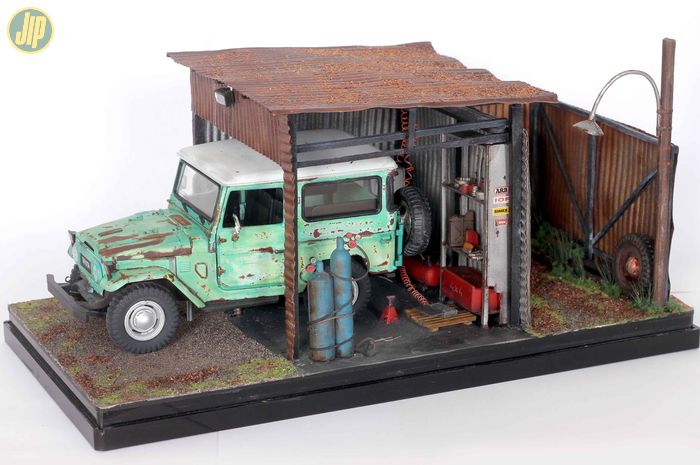 Diorama diecast fj40