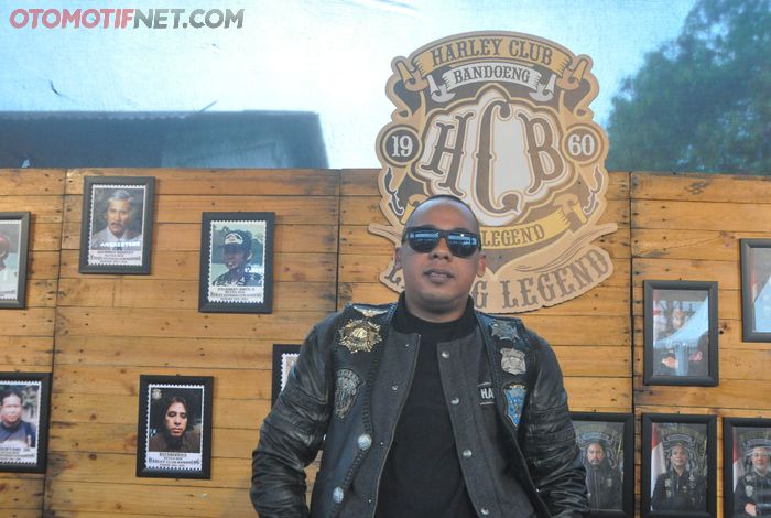 Dadan 'Ontas' Drajat Martamihardja Ketua Harley Club Bandoeng, saling support seperti kakak dan adik
