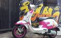 Mama Cantik Modifikasi Vespa Sprint 150 Jadi Feminim dan Kencang
