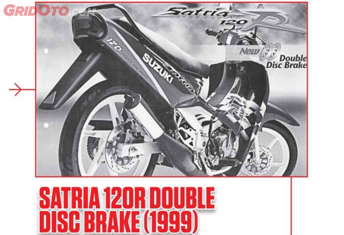 Suzuki Satria 120R double disc brake 1999
