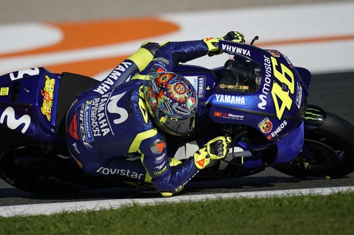 Valentino Rossi di tes pramusim MotoGP Valencia hari ke-2 ada di posisi 9