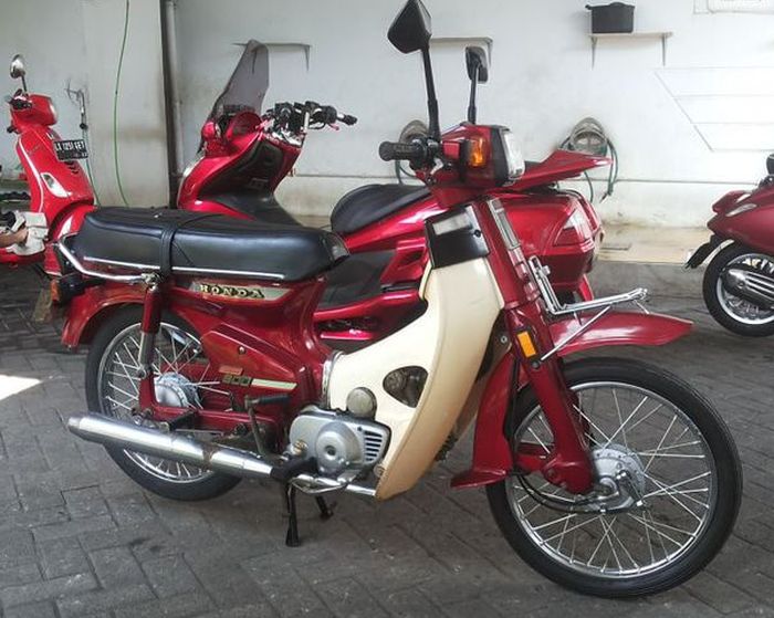 Salah satu contoh Honda super 800 milik konsumen yang memiliki nilai historis