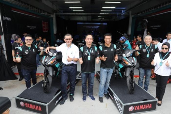 Yamaha mengusung livery Petronas SRT untuk Yamaha Lagenda 115Z alias Jupiter Z1