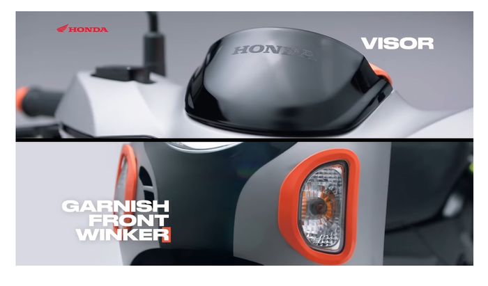 Aksesori visor dan cover sein depan