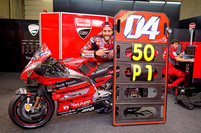 Lanjutkan rekor sempurna Ducati di sirkuit Red Bull Ring, Andrea Dovizioso mempersembahkan kemenangan ke-50 untuk Ducati di MotoGP  Austria 2020