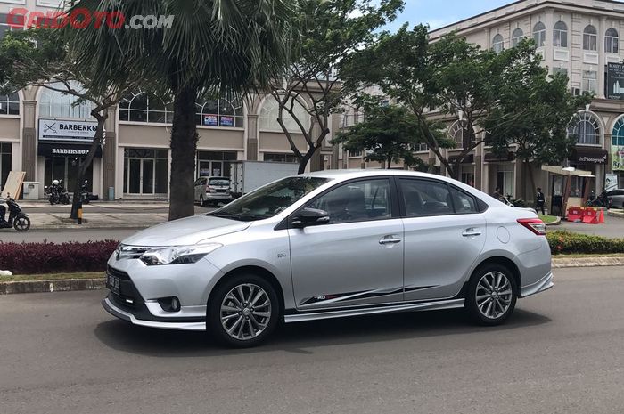 Toyota Vios TRD CVT berdimensi paling kecil