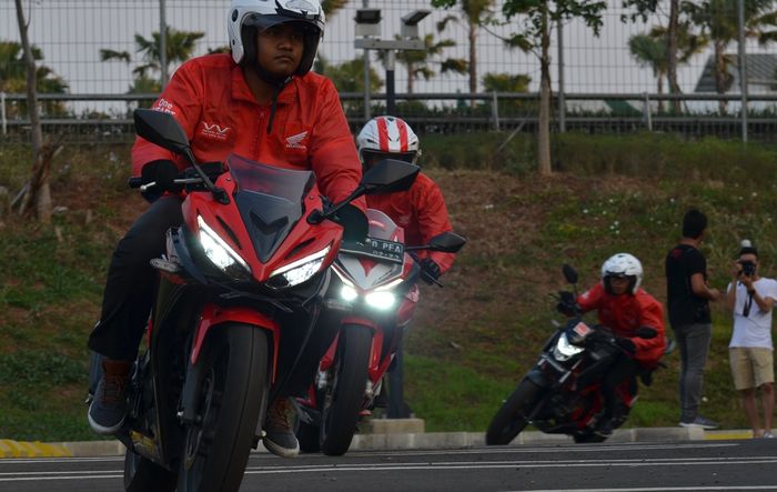 Area test ride di acara Honda Sport Motoshow Cakung