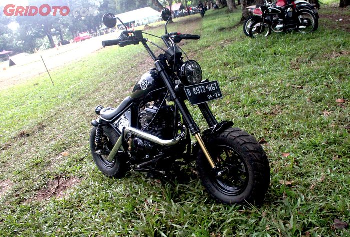 Mini chopper sangar berbasi Yamaha Scorpio