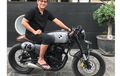 Tak Hanya Koleksi Mobil, Andre Taulany Juga Doyan Motor Custom, Yamaha Scorpio Cafe Racer Ini Buktinya