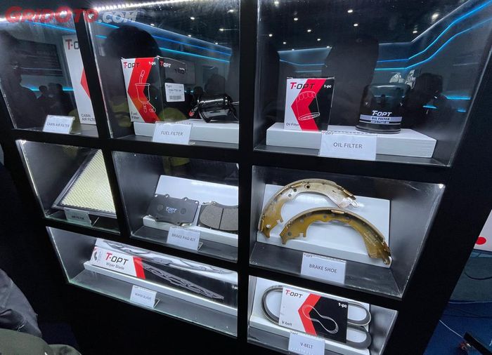 Deretan spareparts T-OPT