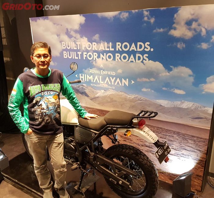 Didi Yulistian, riders Royal Enfield - Moto Himalaya 2019 Yang Berhasil mencapai  Khardung La