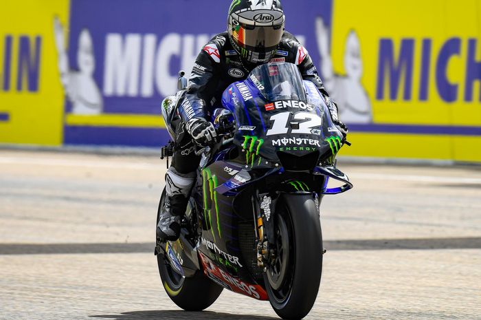 Maverick Vinales keluar sebagai yang tercepat, sementara mengalami crash  hingga motonya terbelah, berikut hasil FP1 MotoGP Thailand 2019