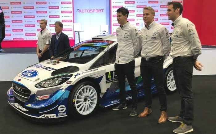 Tim M-Sport Ford saat memperkenalkan perelinya awal Januari 2020