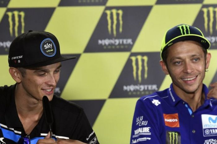 Valentino Rossi dan adiknya, Luca Marini