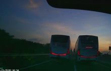 Manuver Bus Damri di Tol Ngawi–Kertosono Tuai Sorotan, Sopir Langsung Kena Skors!