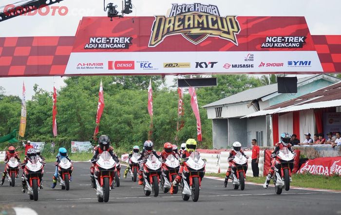 Honda CBR150R saat adu kencang di event Astra Honda Dream Cup (AHDC) 2026 Tasikmalaya 