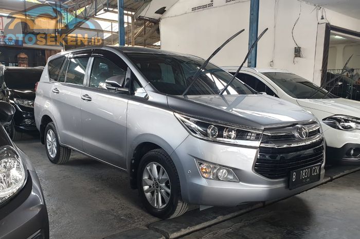 Spesifikasi dan kisaran harga Toyota Kijang Innova Bensin tahun 2019 seken