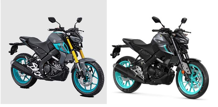 Yamaha MT-15 Indonesia (kiri) dan MT-125 (kanan)