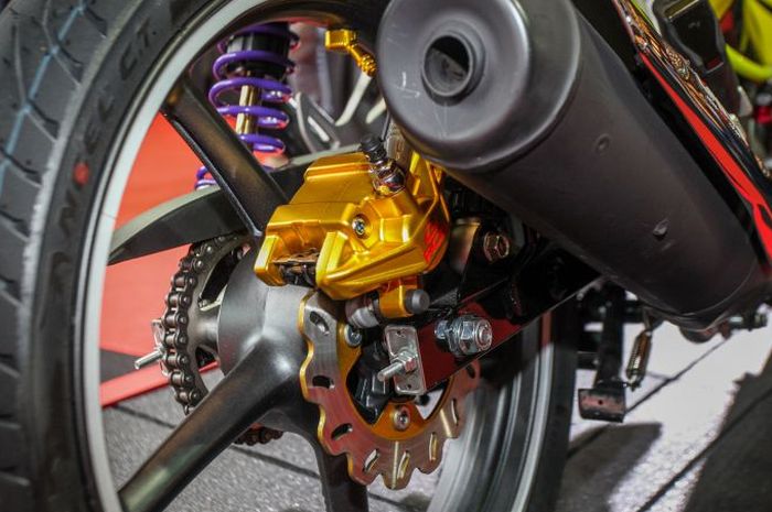 Ilustrasi rem cakram belakang