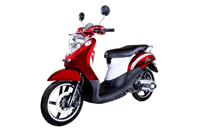 Desainnya mengingatkan dengan Yamaha Mio Fino