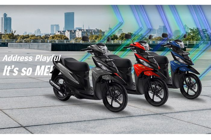 Suzuki Address punya 10 warna baru