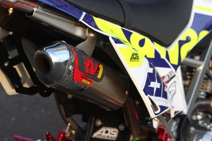 Knalpot pakai Norifumi RV-1, ukurannya kecil tapi bersuara gahar