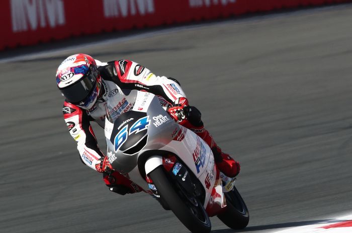 Mario Aji tampil apik pada sesi warm up Moto3 Belanda 2022