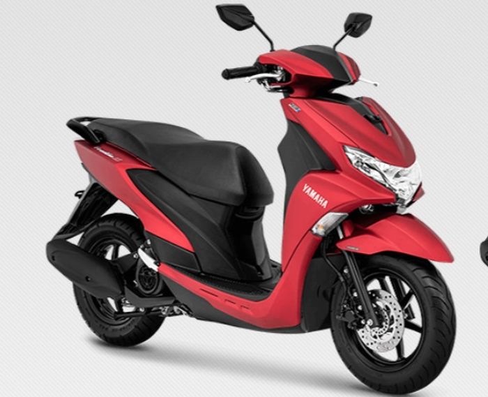 Yamaha FreeGo warna merah doff