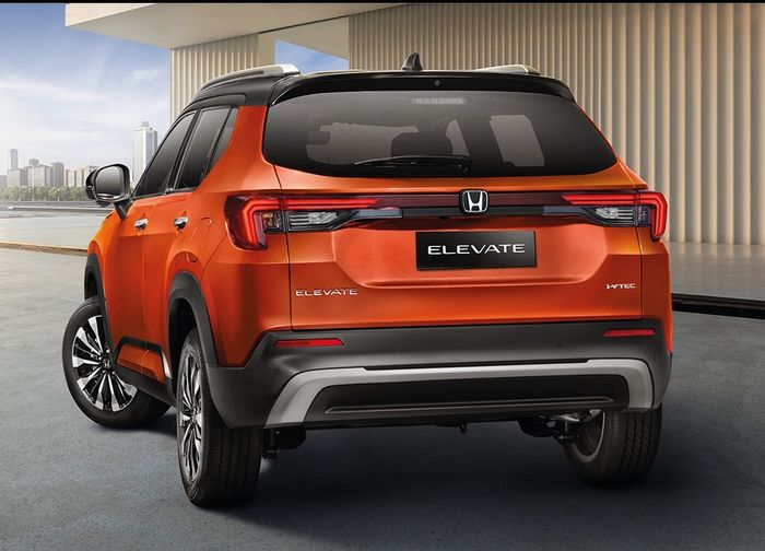 Tampilan belakang Honda Elevate