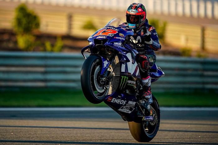 Maverick Vinales cetak waktu paling kencang di tes pramusim MotoGP 2019 Valencia