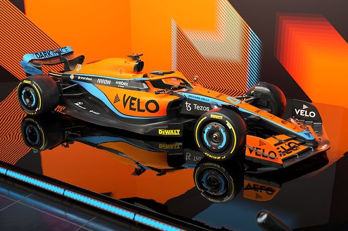 Mobil McLaren MCL36 saat diluncurkan, akan ada pengembangan labih lanjut untuk dipakai balap F1 2022