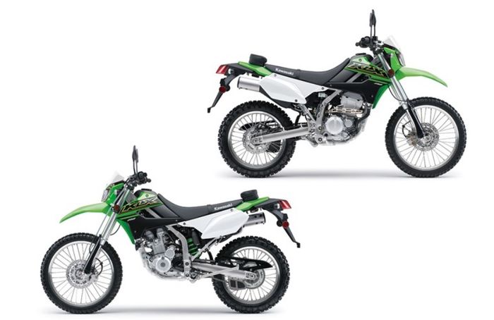 Tampilan warna Kawasaki KLX 250 versi 2021