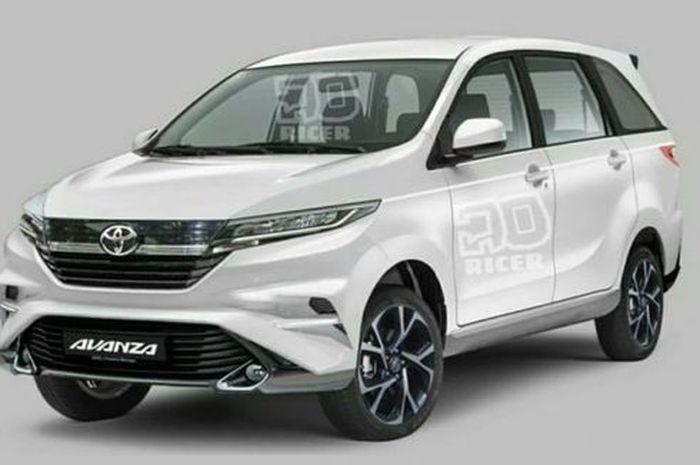 Ilustrasi: Rendering Toyota Avanza 2019