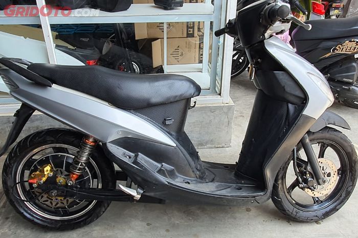 Yamaha Mio Electric hasil konversi Petrikbike